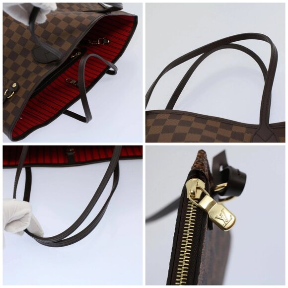 LOUIS VUITTON Damier Ebene Neverfull MM Tote Bag N51105 LV Auth ar10580SA - Picture 16 of 16